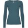 Camiseta manga larga mujer algodón 100% Roly Extreme Azul tormenta