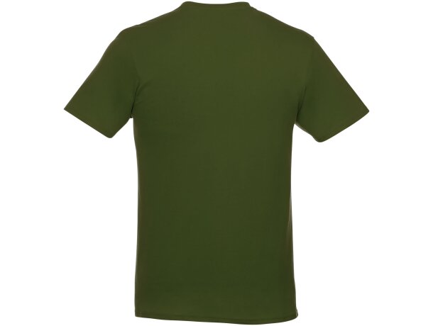 Camiseta de manga corta para hombre Heros Verde militar detalle 79