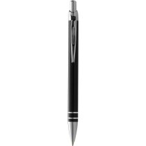 Bolígrafo con mecanismo de clic personalizado negro intenso