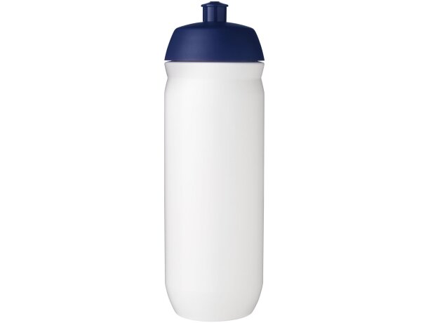 Bidón deportivo HydroFlex estrujable 750ml con tapa abatible Azul/blanco detalle 18