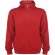 Sudadera con capucha y cremallera Montblanc Roly unisex Rojo