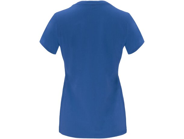 Camiseta manga corta mujer Capri Roly 100% algodón 170 g/m² Azul real detalle 14