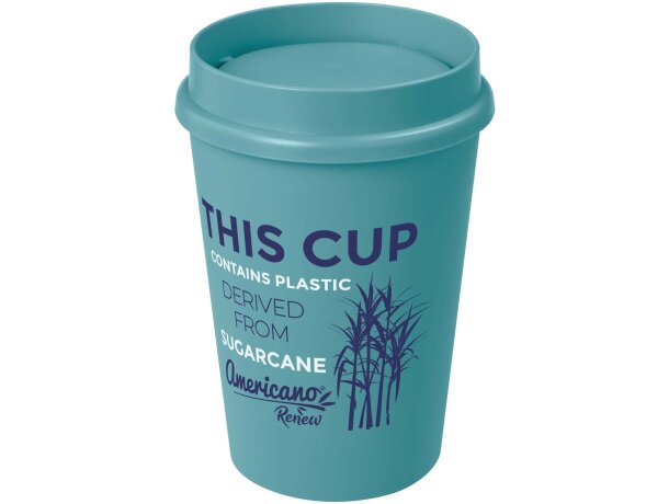 Vaso 300 ml con tapa de 360° Switch Renew Americano Azul arrecife detalle 6