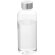 Botella deportiva sencilla con tapa de aluminio personalizada transparente
