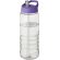 H2O Active® Treble Bidón deportivo con tapa con boquilla de 750 ml Transparente/morado