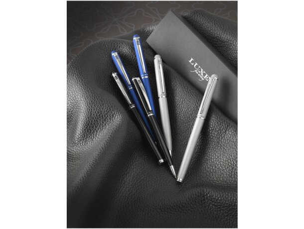 Set de bolígrafo y rollerball Andante Azul detalle 11