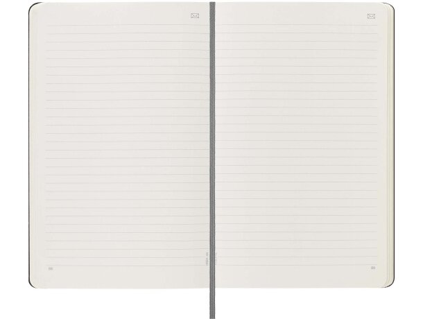 Libreta Smart Grande Rayada Moleskine con digitalización Negro intenso detalle 12