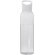 Botella de 650 ml con tapa de rosca personalizada barato blanco