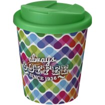 Vaso de plástico publicitario espresso 250ml click antiderrames