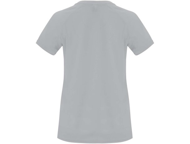 Camiseta deportiva manga corta mujer Bahrain Roly técnica Gris detalle 94