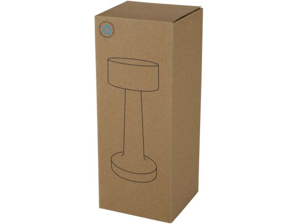 Lámpara de mesa recargable regulable Aludra Plateado detalle 16