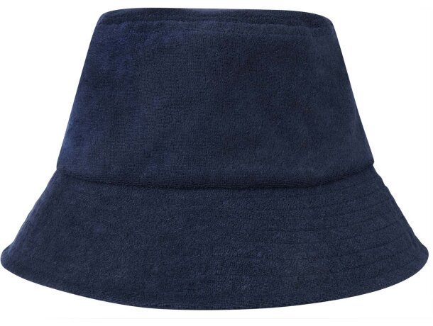 Sombrero reciclado Melo con certificación GRS Azul marino detalle 2