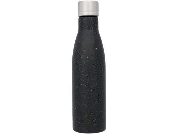 Botellas térmica acabado moteado de acero inoxidable 500ml Vasa Negro intenso detalle 2