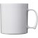 Taza plástico san 300ml con asa integrada personalizable Blanco detalle 5