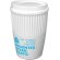 Vaso 350ml Cirrus POP plástico oceánico reciclado con tapa Blanco detalle 1