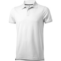 Polo de manga corta unisex 100% algodón 205 gr personalizado blanco Polo de manga corta unisex 100% algodón 205 gr personalizado blanco
