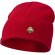 Gorro Izu de acrílico con punto de costilla 1x1 Rojo detalle 1