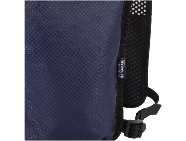 Chaleco running Nomad con mochila hidratación 5L reciclado Azul marino detalle 9
