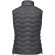 Chaleco aislante reciclado GRS con plumas RDS mujer Epidote Gris tormenta detalle 12