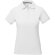 Polo de mujer barato en algodón 200 g/m2 Elevate Life Calgary Blanco detalle 1