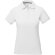 Polo de mujer 100% algodón Blanco detalle 1