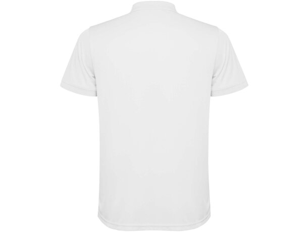Polo manga corta hombre Tormo Roly poliéster reciclado Blanco detalle 30