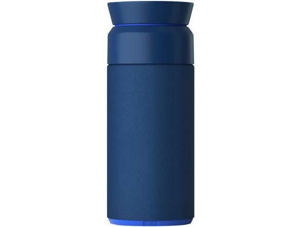 Termo 350 ml Ocean Bottle con chip NFC y acero reciclado Azul océano detalle 5