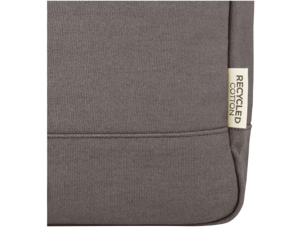 Mochila enrollable Joey lona reciclada GRS para portátil 15? Gris detalle 30