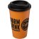 Vaso térmico Americano 350 ml con aislamiento de doble pared Naranja/negro intenso detalle 65