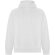 Sudadera unisex algodón orgánico Vinson Roly con capucha Blanco