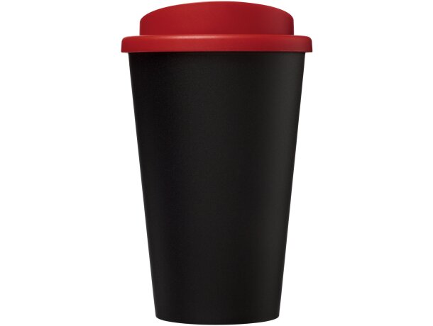 Vaso térmico Americano 350 ml con aislamiento de doble pared Negro intenso/rojo detalle 10