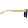 Gafas de sol Tan con patillas de bambú y protección UV400 Plateado detalle 4