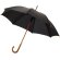 Paraguas con mango curvo de 23" negro intenso