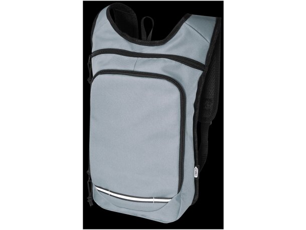 Mochila exterior GRS RPET Trails 6,5L certificada sostenible Gris detalle 19