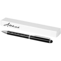 Bolígrafo puntero con formas geométricas personalizado negro intenso Bolígrafo puntero con formas geométricas personalizado negro intenso
