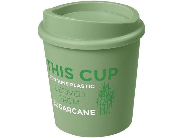 Vaso 200ml con tapa Americano Switch Renew bioplástico Verde marino detalle 9