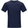 Camiseta orgánica manga corta hombre Azurite Azul marino detalle 14