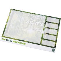 Libreta ecológica personalizada con 50 hojas recicladas a todo color