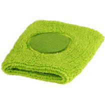 Muñequera de rizo y zona para serigrafia verde claro Muñequera de rizo y zona para serigrafia verde claro