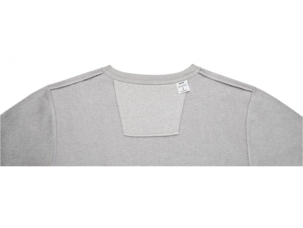 Jersey de cuello redondo para hombre Zenon afelpado Gris mezcla detalle 29