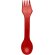 Cuchara, tenedor y cuchillo 3 en 1 Epsy Rojo detalle 18