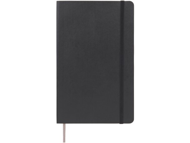 Libreta tapa blanda rayada Classic Moleskine certificada FSC Negro intenso detalle 2