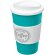 Vaso térmico 350ml con agarradera Americano Azul aqua/blanco detalle 73