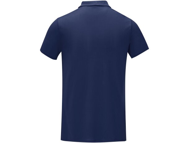 Polo manga corta Deimos cool fit para hombre Azul marino detalle 24