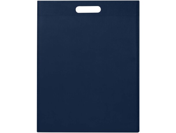 Bolsa tote EcoSeal de poliéster reciclado con certificado GRS Azul marino detalle 10