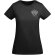 Camiseta mujer algodón orgánico Breda de Roly Negro intenso detalle 4