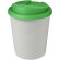 Vaso reciclado de 250 ml con tapa antigoteo Americano® Espresso Eco Blanco/verde