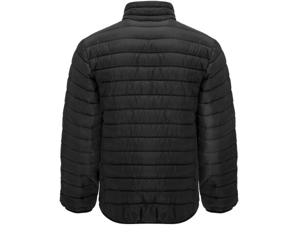 Chaqueta aislante Finland Roly hombre con relleno polyester Negro intenso detalle 2