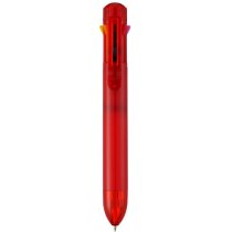 Bolígrafo mini de plástico multicolor personalizado rojo Bolígrafo mini de plástico multicolor personalizado rojo