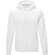 Sudadera con capucha y cremallera Ruby para hombre sostenible Blanco detalle 2